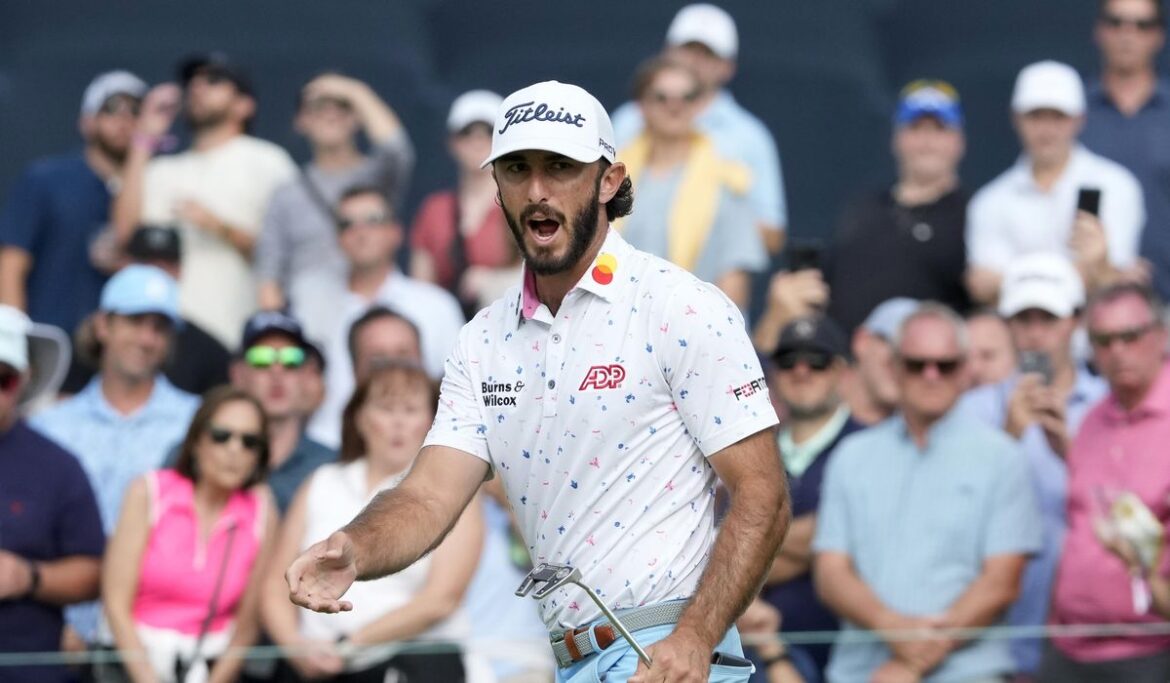 Max Homa sets course record at Olympia Fields to lead BMW Championship