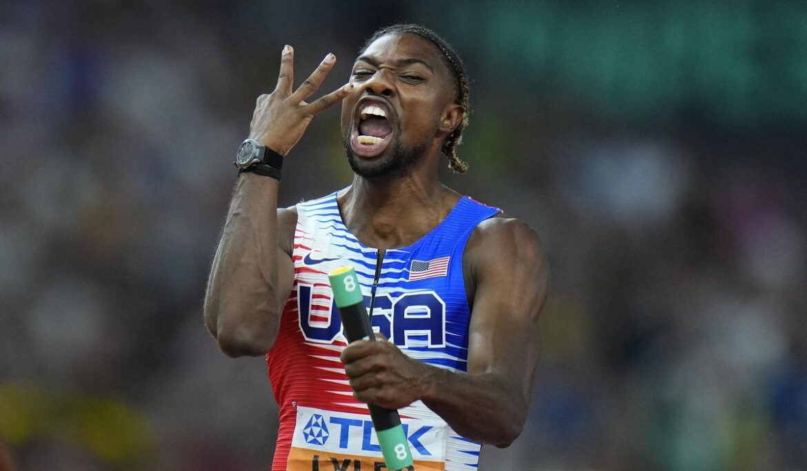 Noah Lyles begins his Olympic-sized run at stardom