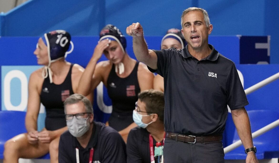 U.S. women's water polo swimming through choppy water in pursuit of a fourth straight Olympic gold