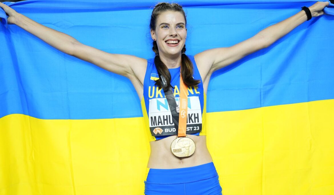 Ukraine's best high jumper wins gold for her country at world championships