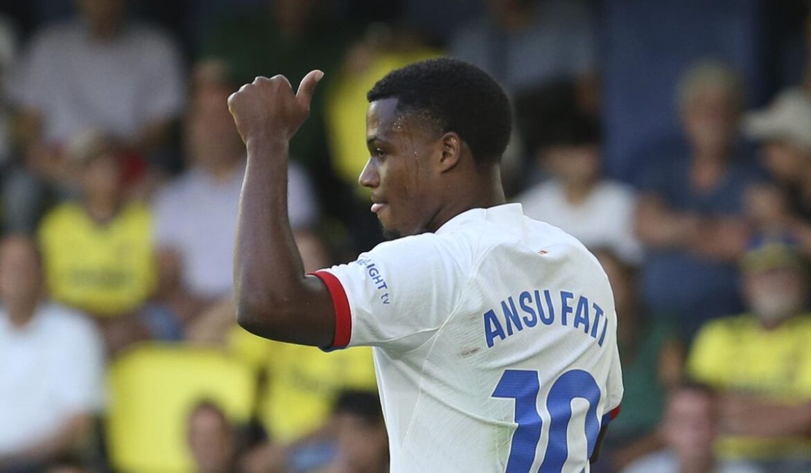 Ansu Fati joins Brighton on season-long loan from Barcelona