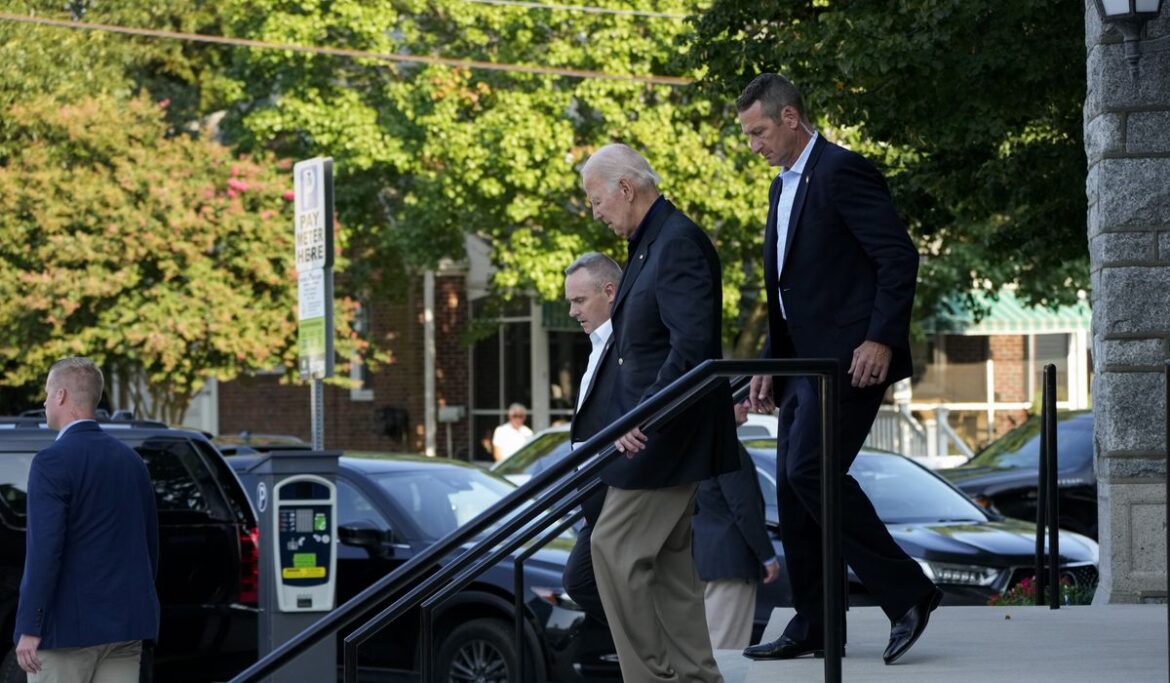 Biden heads to Philadelphia for a Labor Day parade and is expected to speak about unions' importance