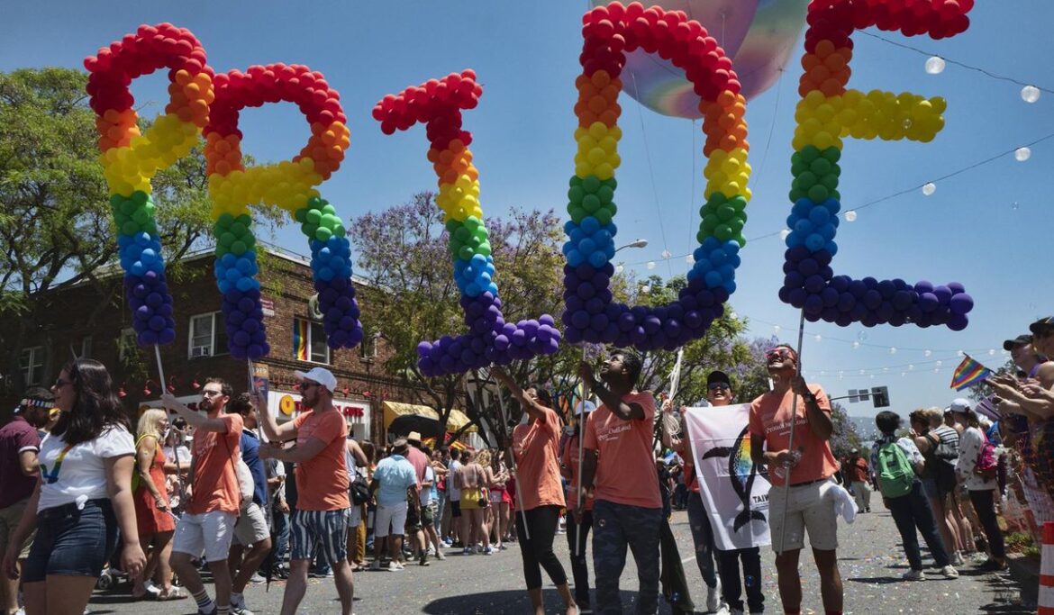 California Gov. Gavin Newsom signs bills to enhance the state's protections for LGBTQ+ people