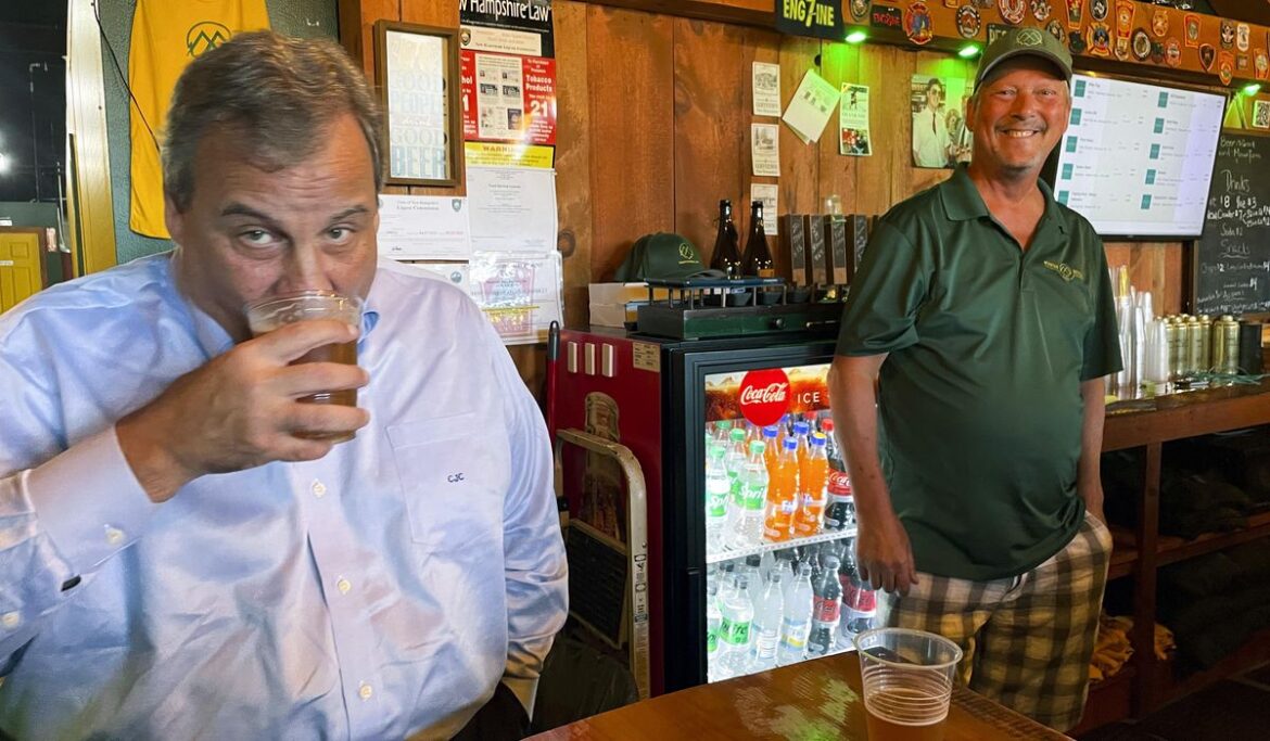 Chris Christie looking to pop Donald Trump's air of inevitability in New Hampshire