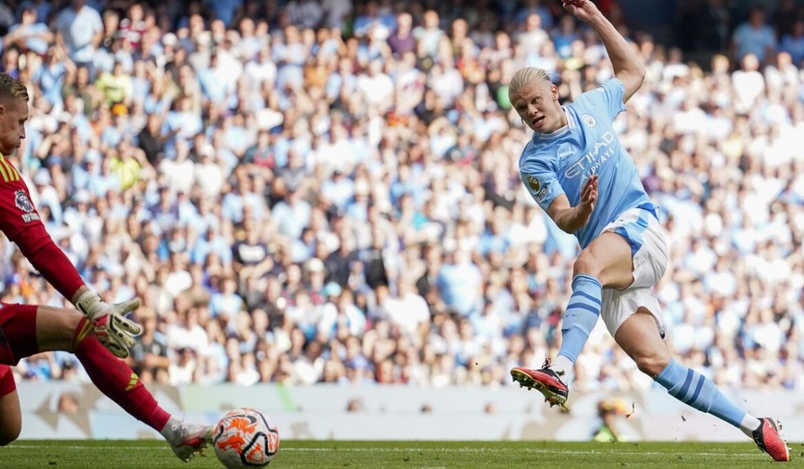 Erling Haaland nets hat trick as Man City beats Fulham after disputed first-half goal