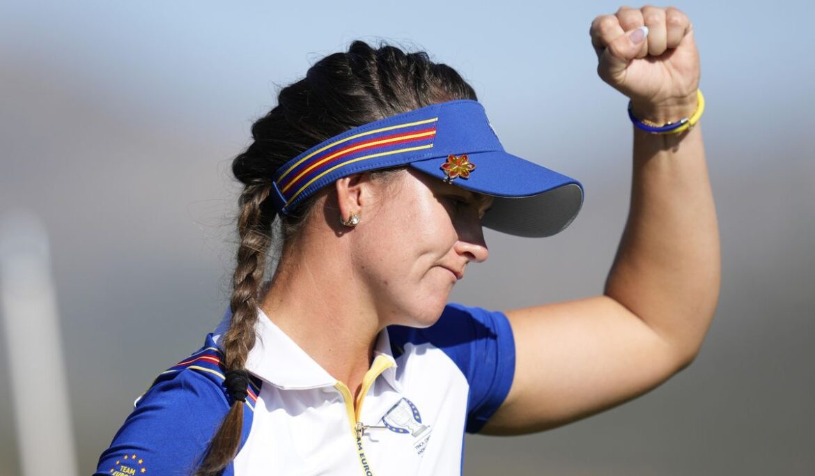 Europe stays close after splitting foursome matches against United States in Solheim Cup