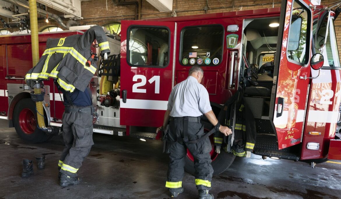 Firefighters fear the toxic chemicals in their gear could be contributing to rising cancer cases