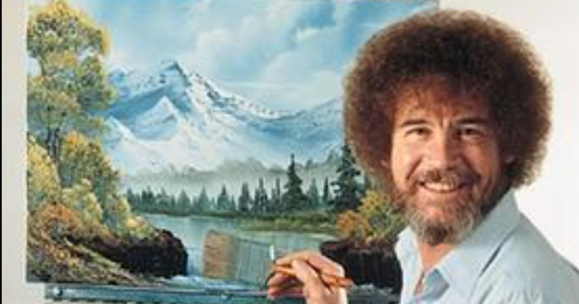 First Ever Bob Ross TV Painting Hits The Market