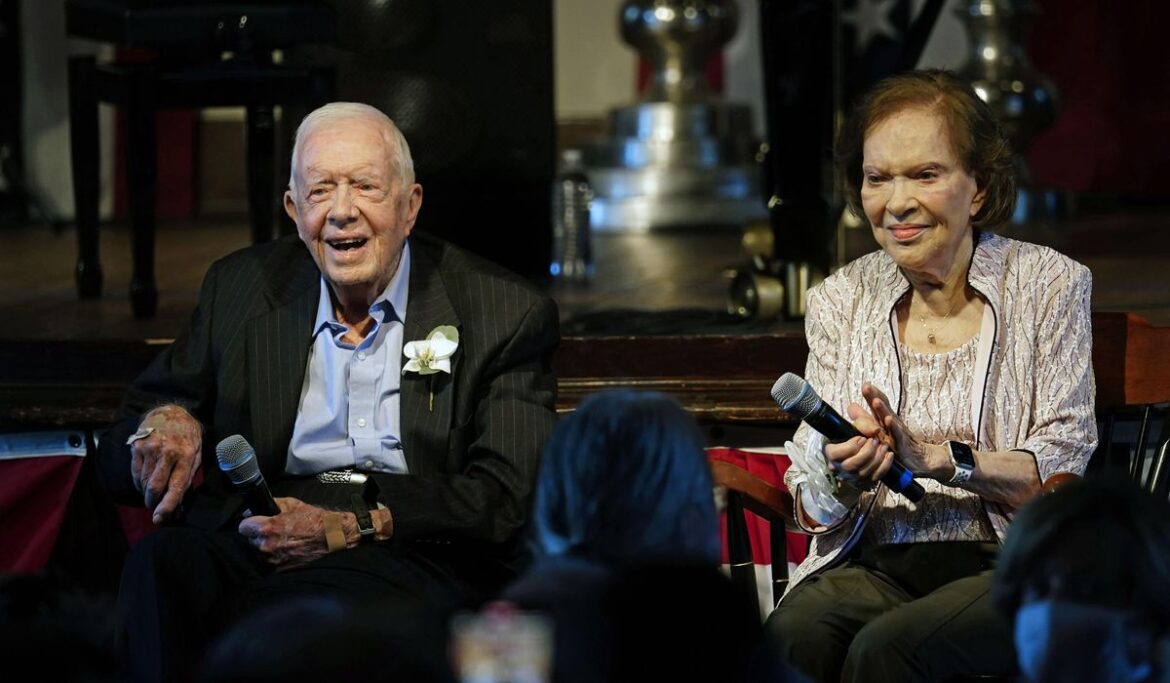 Former President Jimmy Carter makes appearance at peanut festival ahead of his 99th birthday