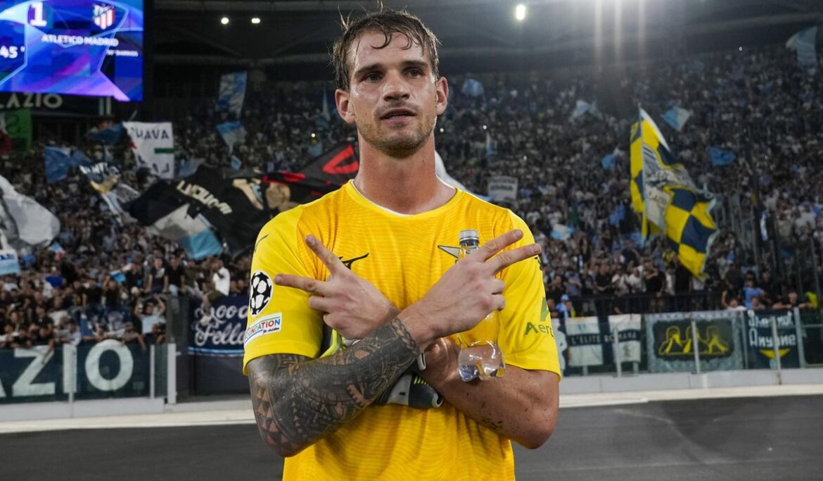 Lazio's misfiring forwards could take tips from goalkeeper Provedel after his goal against Atletico