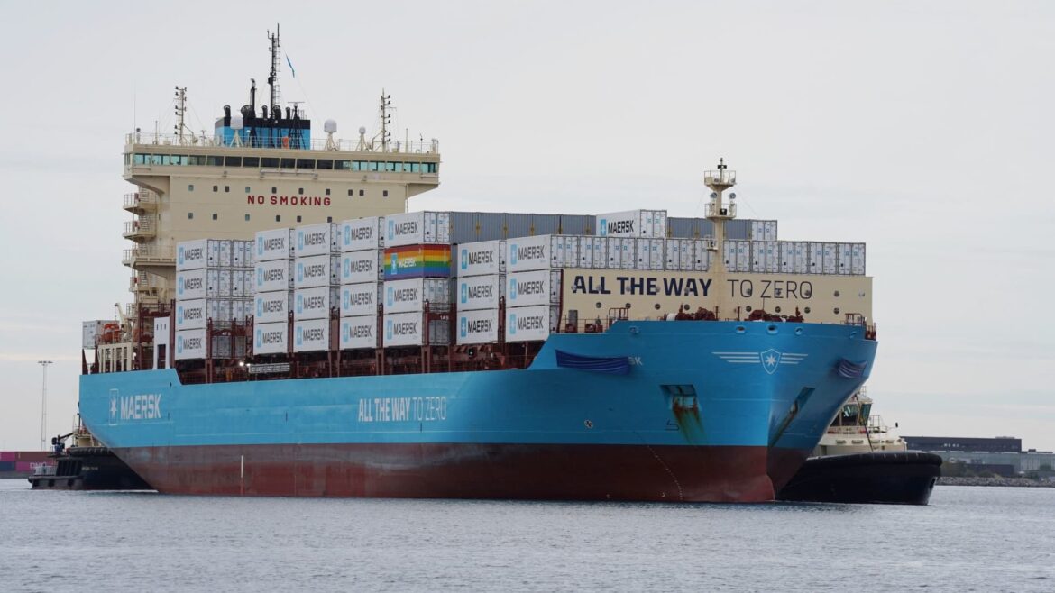 Maersk unveils world's first vessel using green methanol
