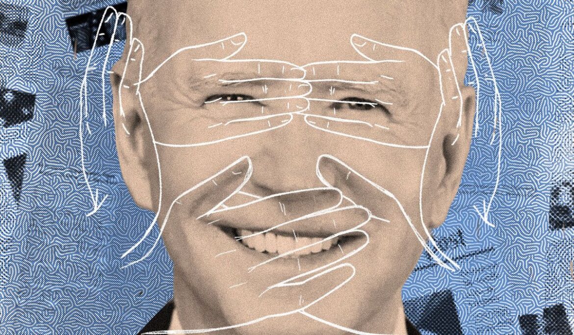 Media up to their eyeballs in evidence against Biden, but claim they can't see it