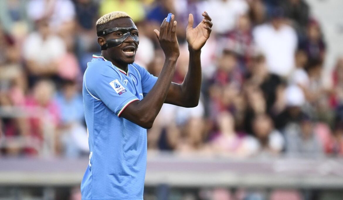 Napoli forward Victor Osimhen angered after his club posts a mocking video online