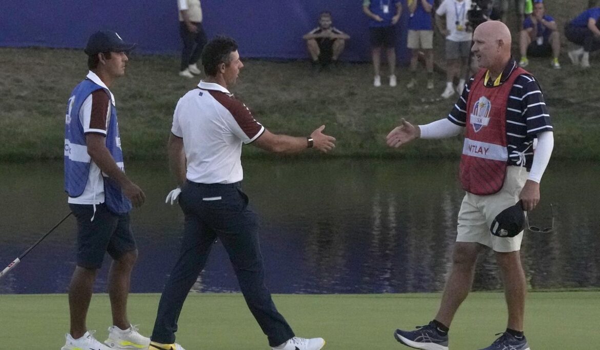 Rory McIlroy loses match then his temper at Ryder Cup after clash involving Cantlay's caddie