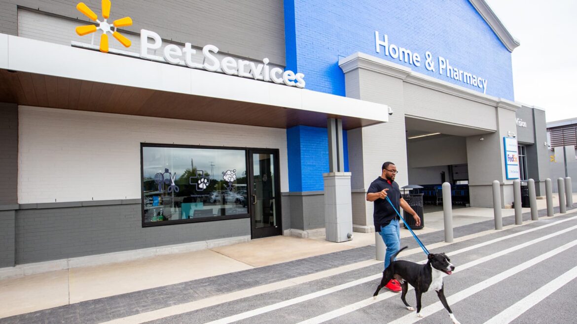 Walmart opens pet center with veterinary care and grooming