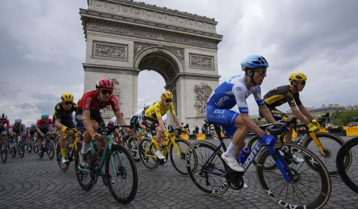 Tour de France won't finish in Paris for first time in more than a century because of the Olympics