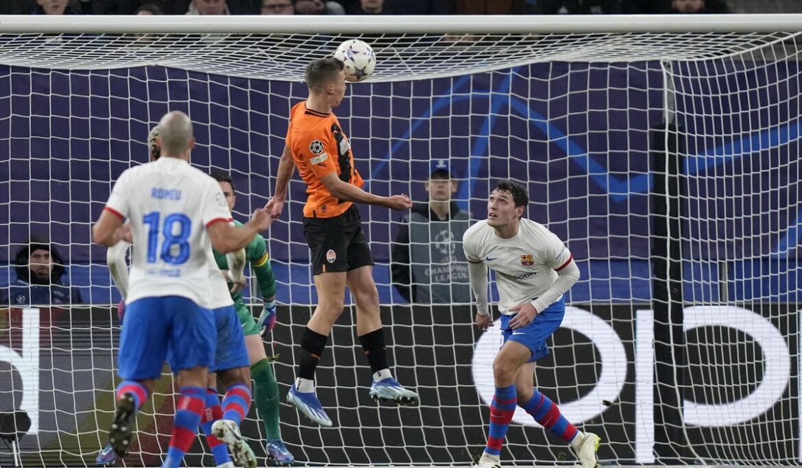 Barcelona's winning run in Champions League ends with 1-0 loss to Shakhtar Donetsk