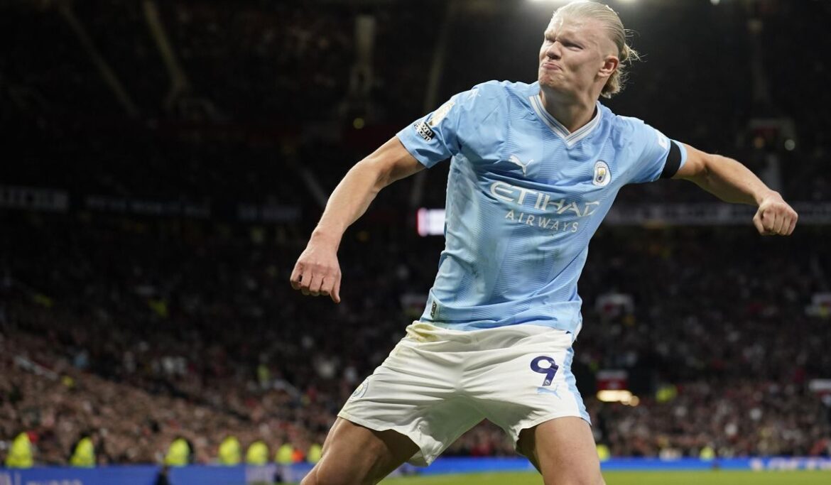 Erling Haaland scores twice as Man City dominates Man United with 3-0 win