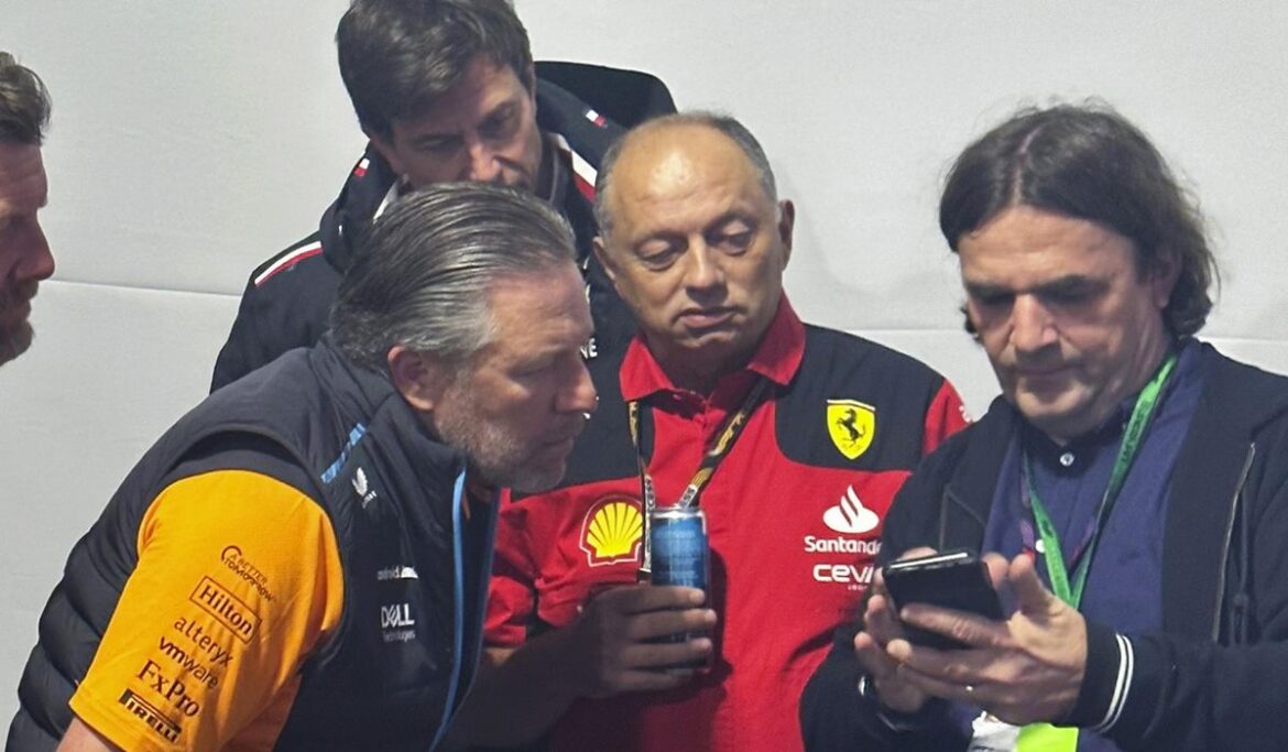 F1 bosses Wolff and Vasseur handed formal warnings by FIA for bad language at Las Vegas GP