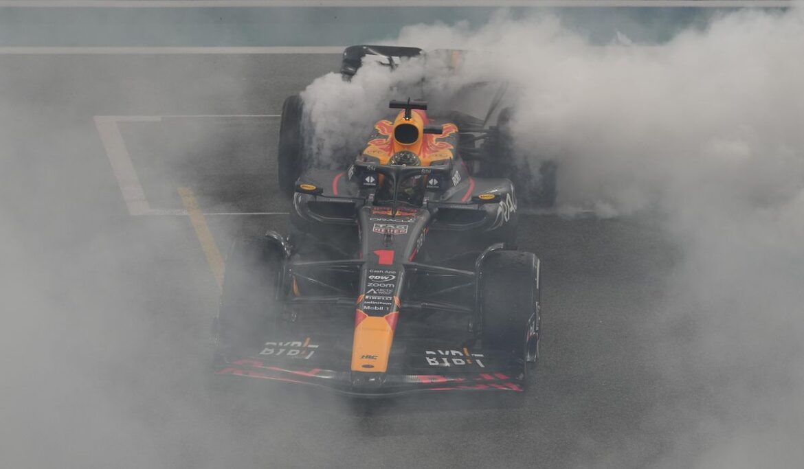 F1 champion Max Verstappen wins Abu Dhabi GP for 19th win of record season. Charles Leclerc second