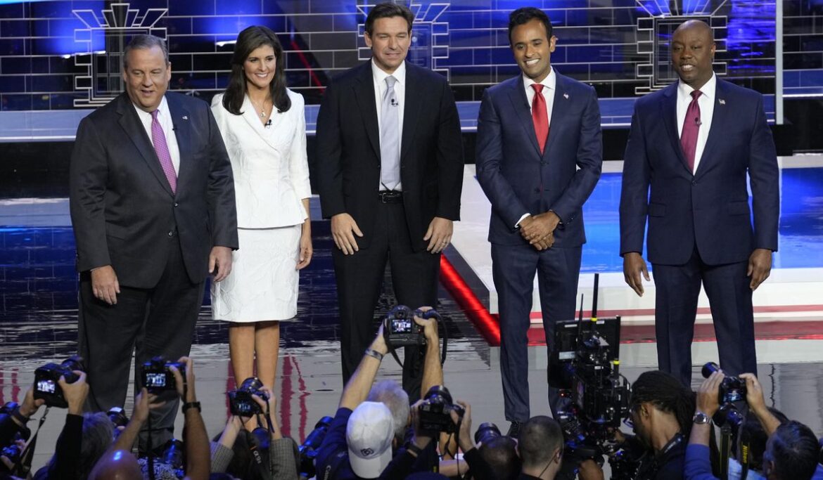 GOP candidates say Hamas must be eliminated, in first debate since attack on Israel