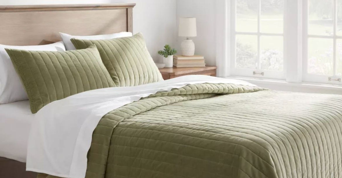Get This Velvet Quilt From Target Before It Sells Out