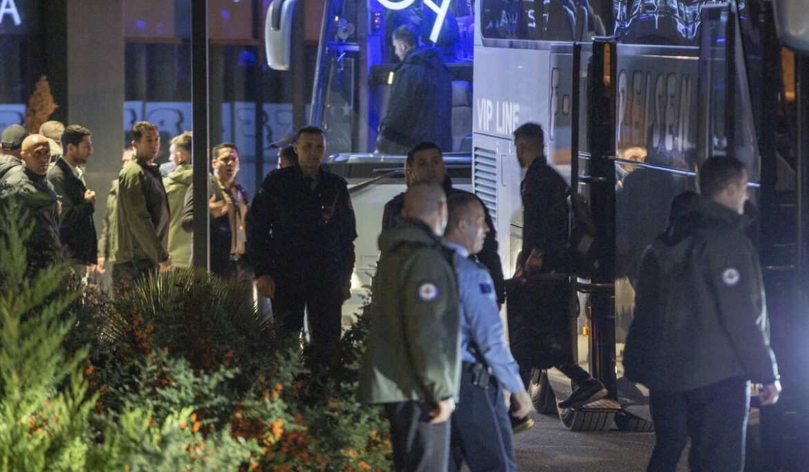 Israeli national team arrives in Kosovo for soccer game under tight security measures