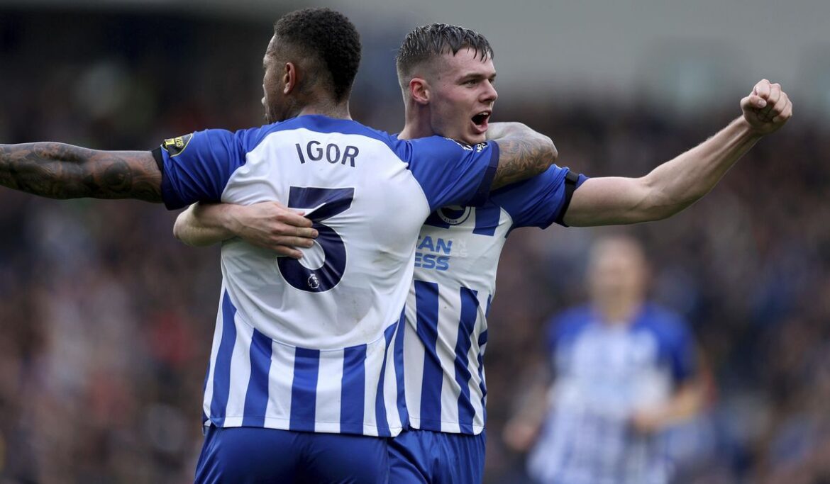 Joao Palhinha scores a stunning equalizer as Fulham holds Brighton to 1-1 draw
