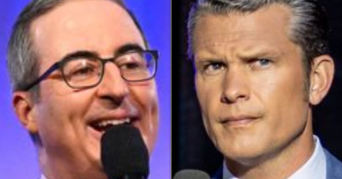 John Oliver Reminds Us Over And Over That Pete Hegseth Went To Princeton