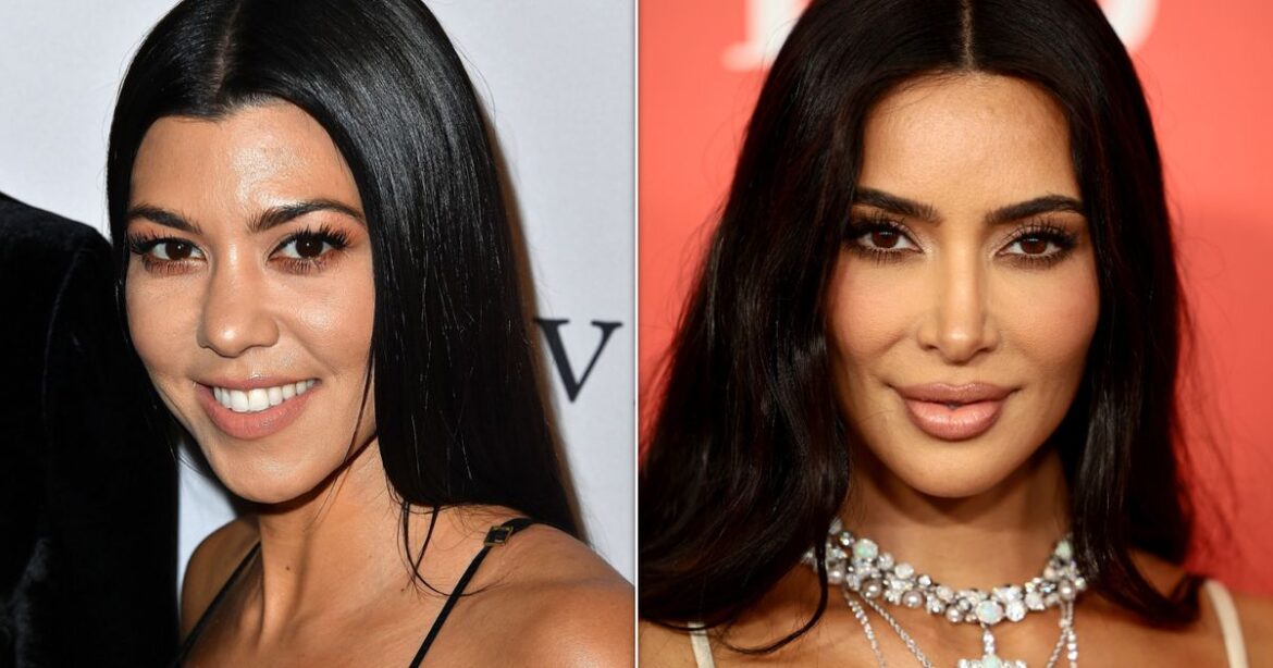 Kourtney Kardashian Dresses Up As Sister Kim Kardashian For Halloween