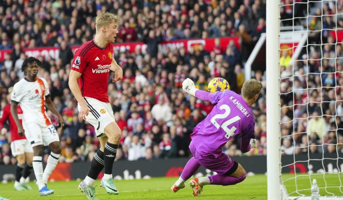 Manchester United players Rasmus Hojlund and Christian Eriksen both injured in win over Luton