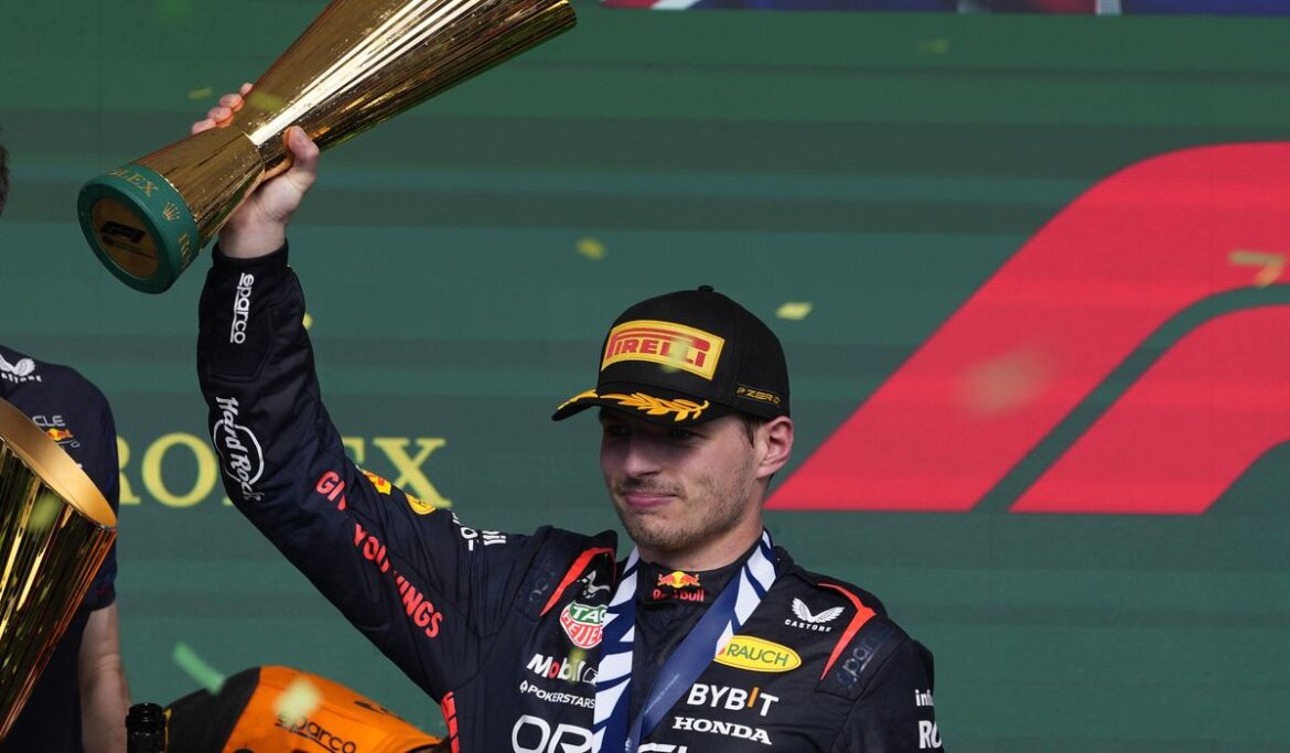 Max Verstappen wins Brazilian GP, Sergio Perez distances from Lewis Hamilton in runner-up fight