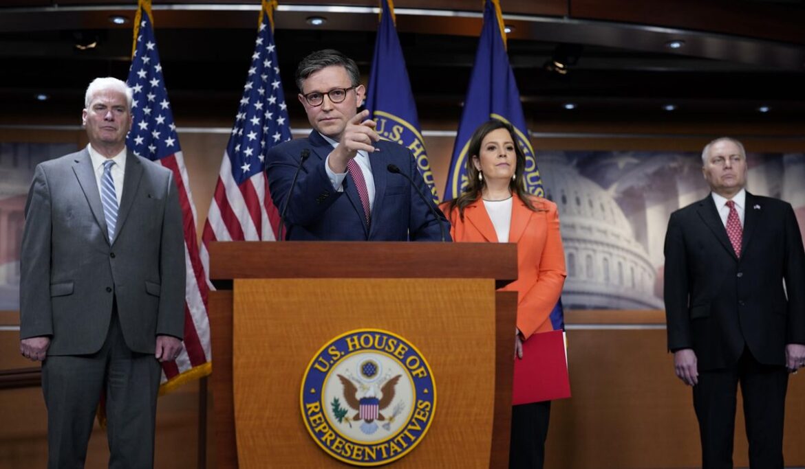 Mike Johnson pushes ahead with $14.5 billion in assistance for Israel without Gaza humanitarian aid