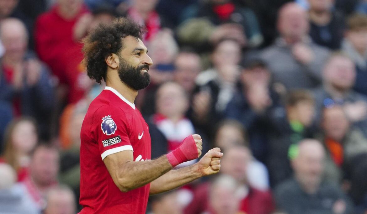 Mohamed Salah on target in Liverpool's 3-0 win against Forest. Players show support for Luis Diaz