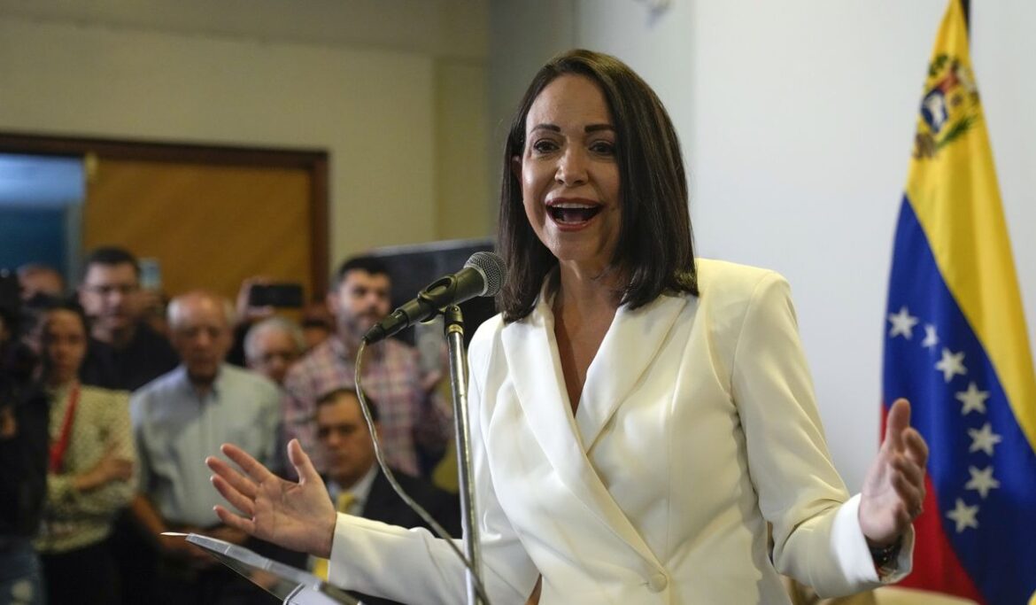 Opposition leader says Nicholas Maduro making 'huge mistake' by barring her candidacy