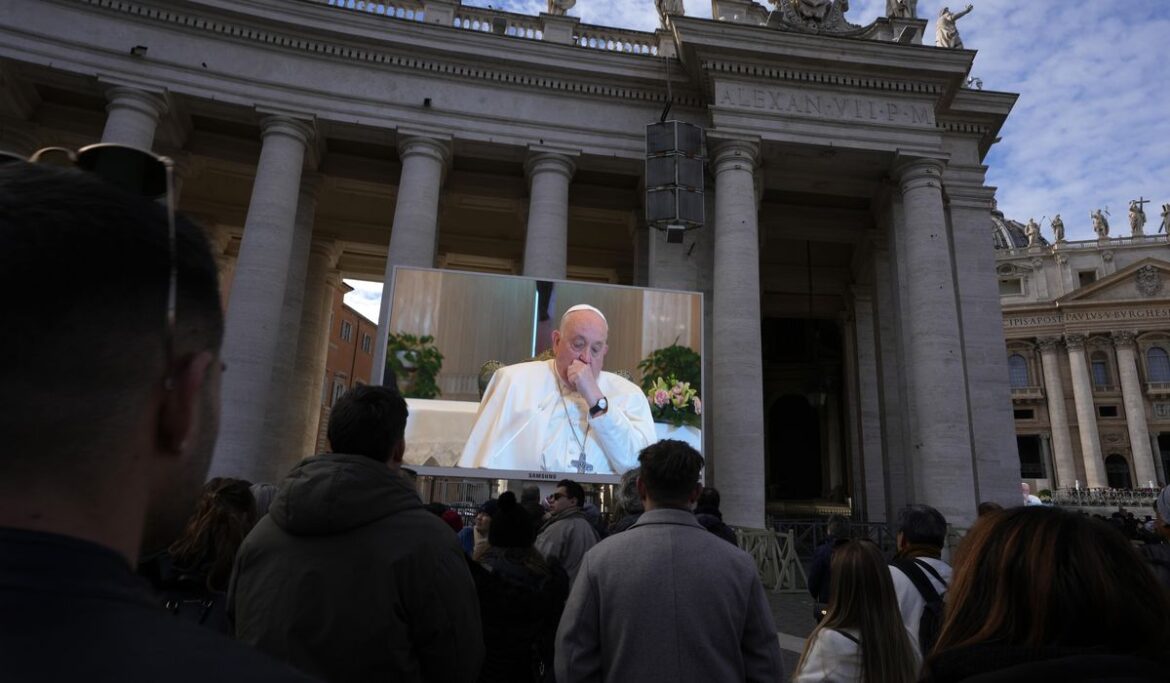 Pope Francis getting antibiotics intravenously for lung problem, limiting appointments, Vatican says