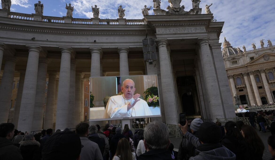 Pope Francis says lung inflammation won't keep him from Dubai this week for climate conference