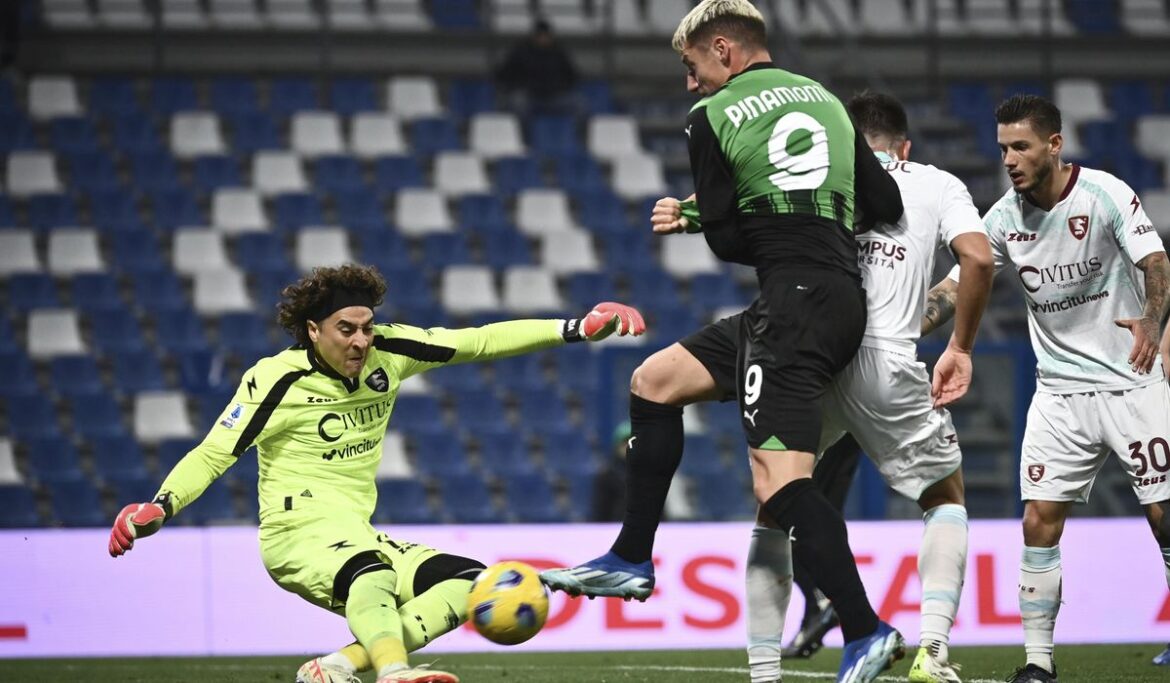 Salernitana and coach Inzaghi still seeking first win after Sassuolo fight back to draw 2-2 in Italy