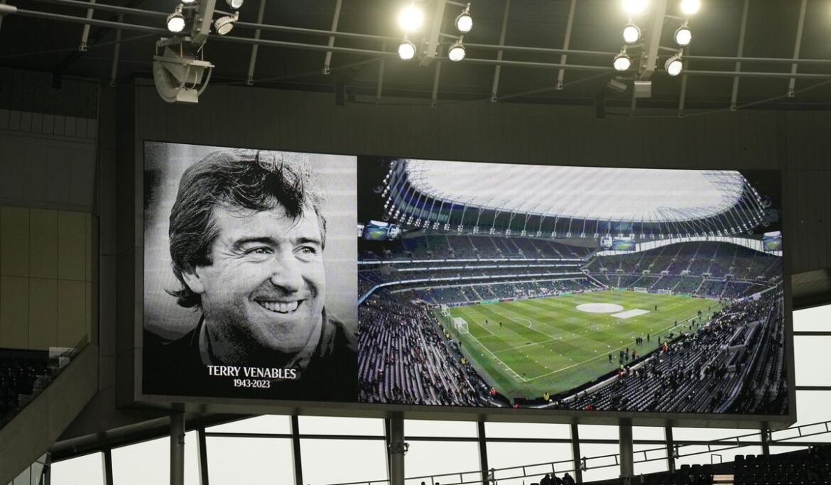 Terry Venables, former coach at England, Tottenham, Barcelona, has died at 80