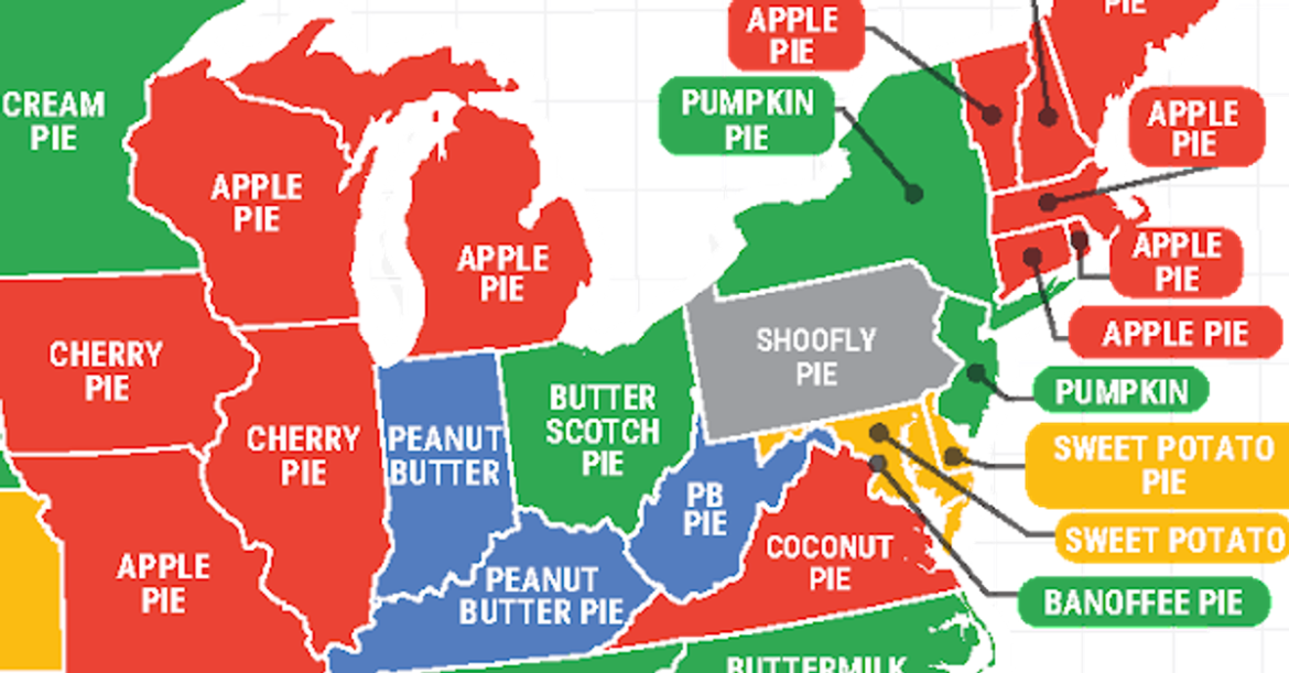 The Most Popular Thanksgiving Pies In Every State