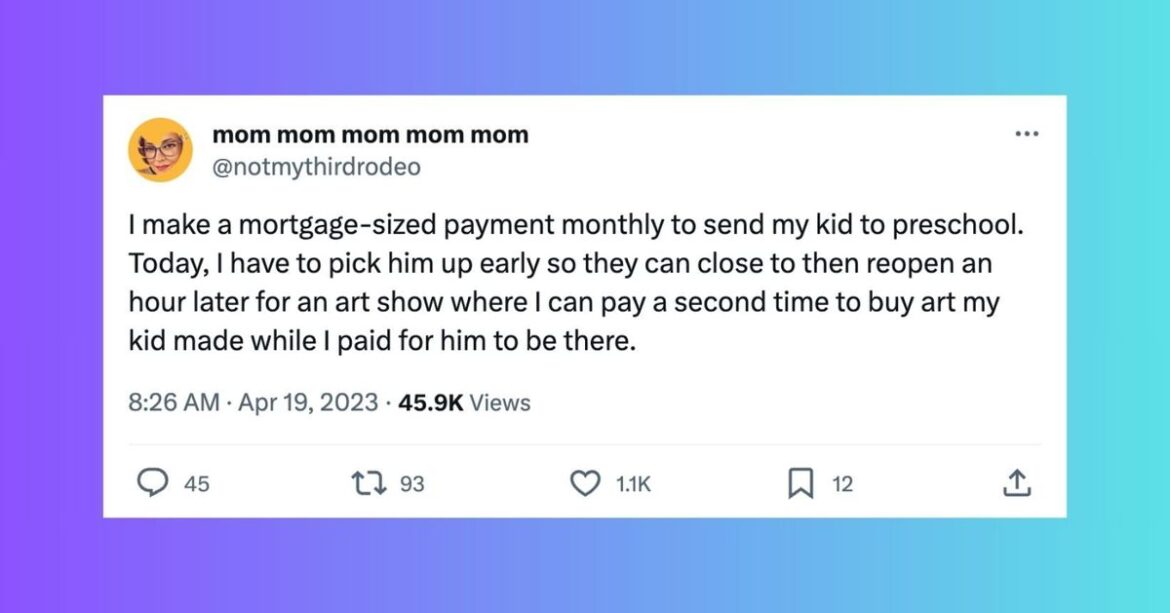 Tweets About Parents' Frustrations With Their Kids' Preschools
