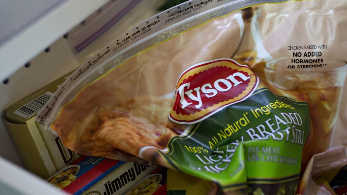 Tyson is recalling nearly 30,000 pounds of its dinosaur-shaped nuggets