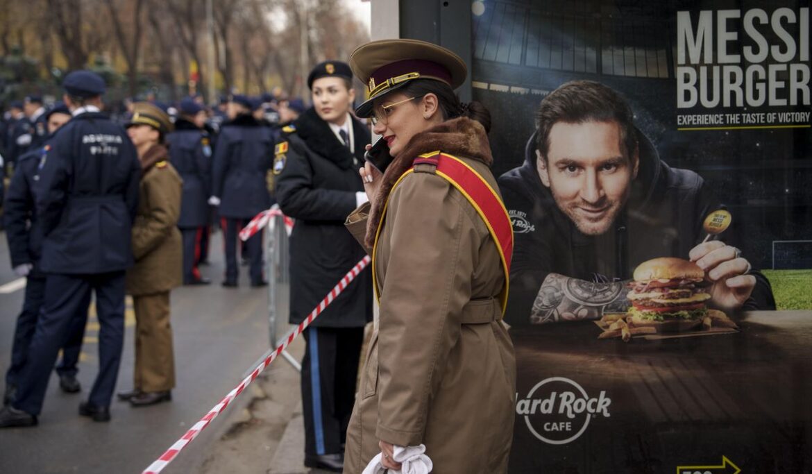 In Romania, tens of thousands attend a military parade to mark Great Union Day