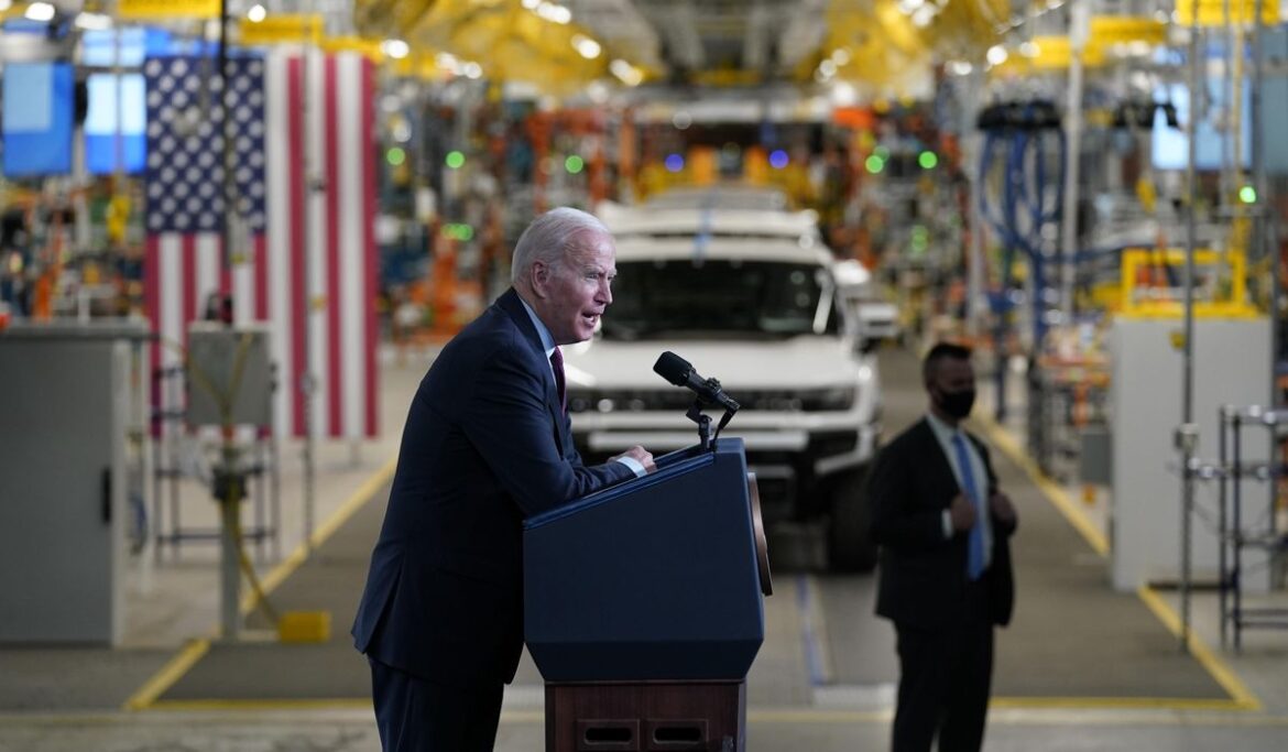 Joe Biden's big spending to build two EV charging stations earns him a 'Squeal Award'