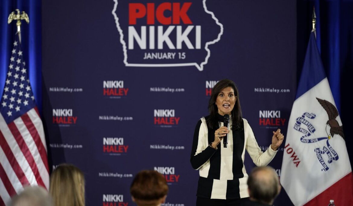 Nikki Haley looks for a strong showing, not necessarily a win, in Iowa caucuses