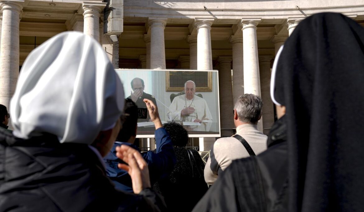 Pope Francis says he's doing better but again skips his window appearance over St. Peter's Square