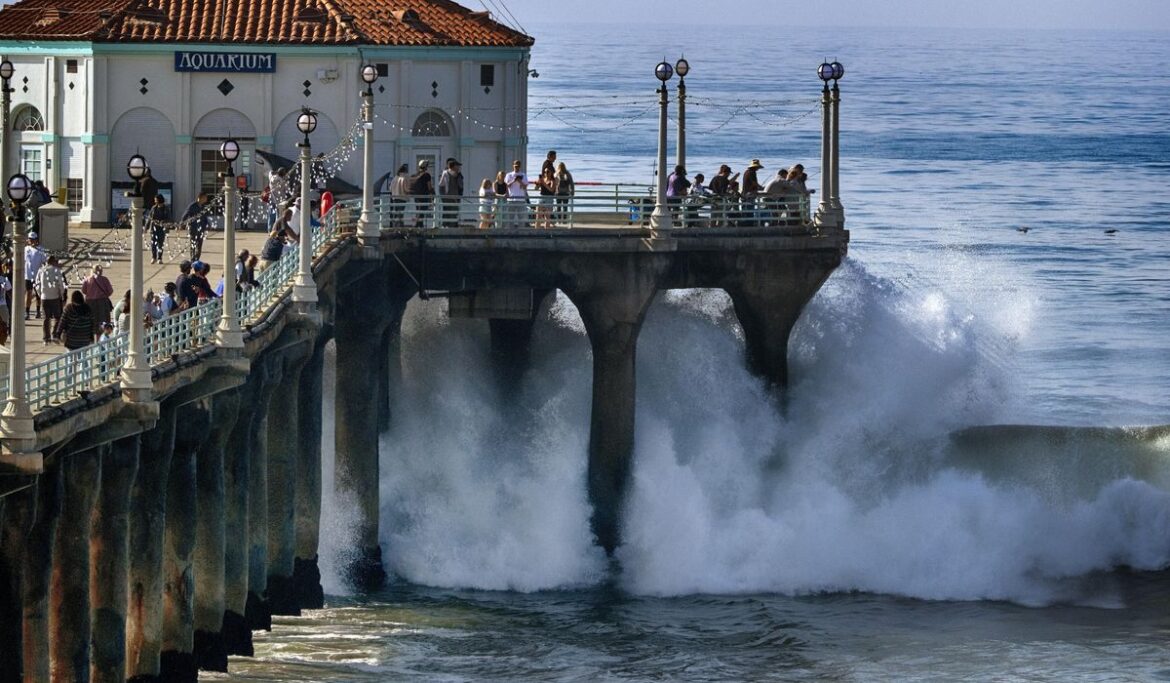 Powerful Pacific storms bring threat of more dangerous surf to California