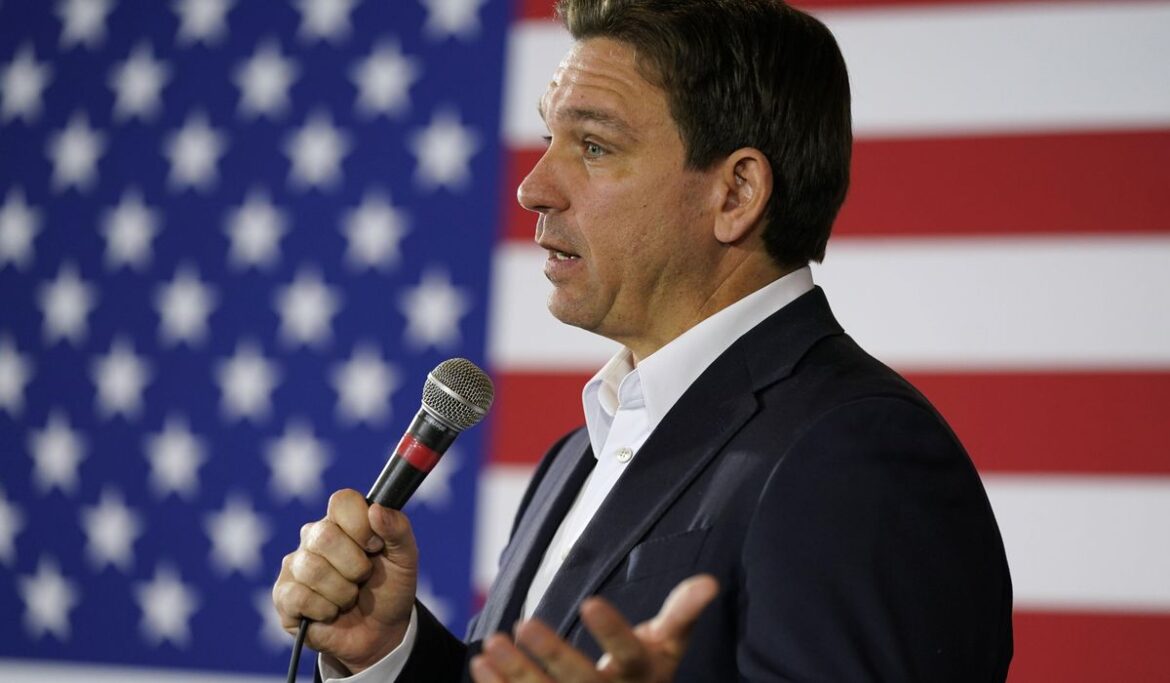 Ron DeSantis hits Trump on abortion, COVID-19, border wall in an Iowa town hall