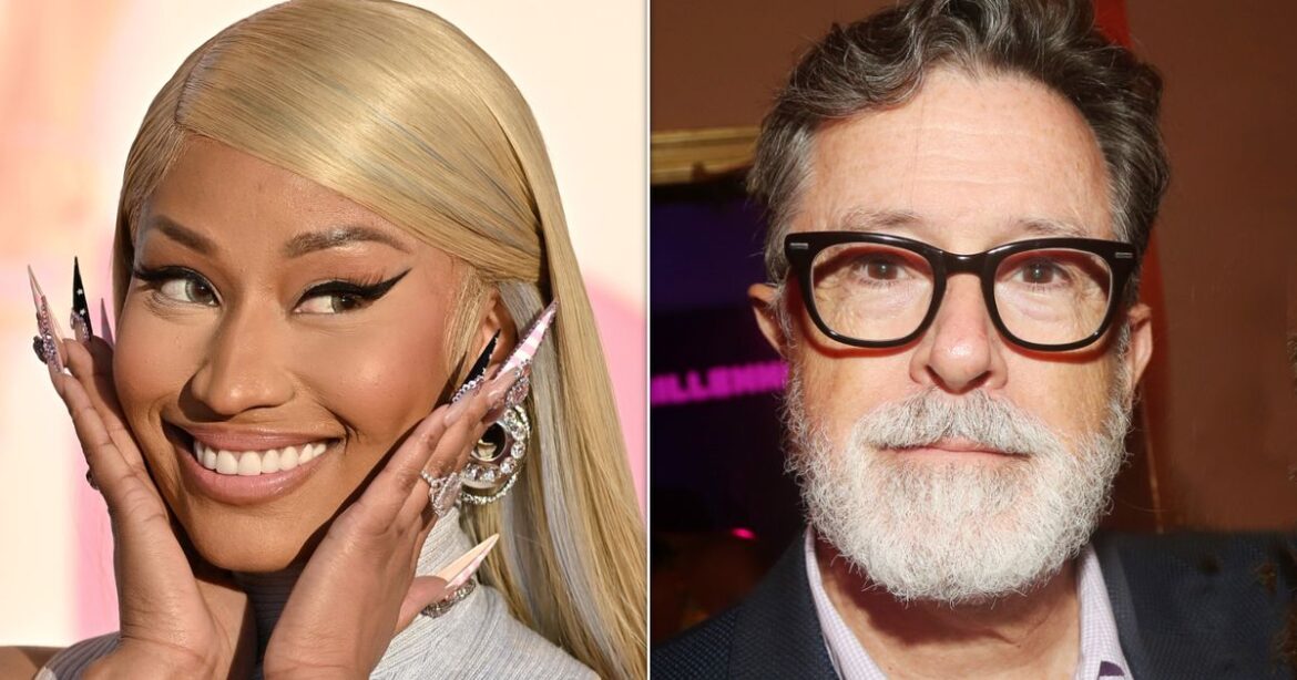 Stephen Colbert And Nicki Minaj Have Epic Rap Battle