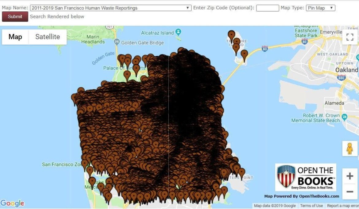The brownout spreads: San Francisco's public poo problem hits record level